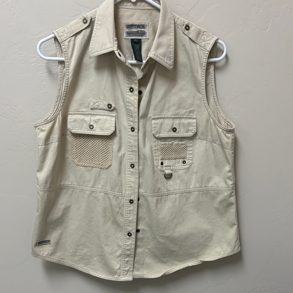 Lauren quality field goods Light Tan Sleeveless Vest